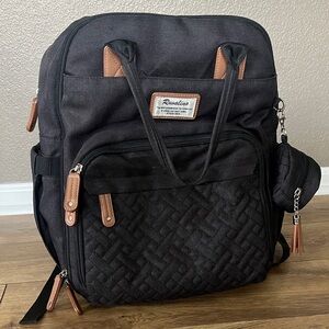 Ruvalino Diaper Bag Black
